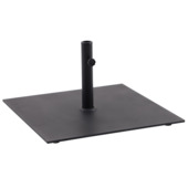 Handson parasolvoet zwart vierkant metaal 66,5 x 66,5 cm