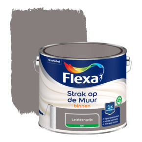 Flexa Strak op de Muur muurverf mat leisteengrijs 2,5 liter