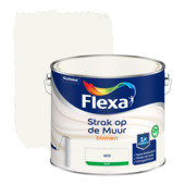 Flexa Strak op de Muur muurverf mat wit 2,5 liter