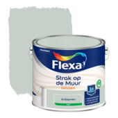 Gamma Flexa Strak op de muur GrijsgroenÂ mat 25 liter aanbieding