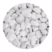Stonewish Carrara rond 16-25 mm  - zak á 25 kg
