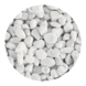 Stonewish Carrara rond 25-40 mm - zak á 25 kg