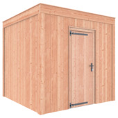 Tuinhuis Douglas hout onbehandeld 255 x 255 cm