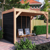 Overkapping Douglas Zwart Zweeds Rabat 355 x 255 cm