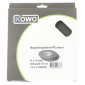 Kowo beglazingsband 4 x 9 mm 15 m