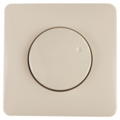 Peha Standard centraalplaat dimmer creme