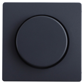 Berker Q1 Centraalplaat Dimmer Antraciet