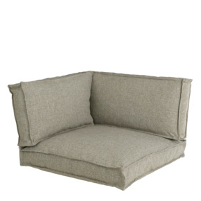 Palletkussen hoekset Hidde warm grijs