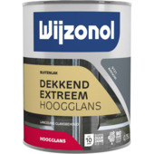 Wijzonol Dekkend Extreem antraciet hoogglans 750 ml