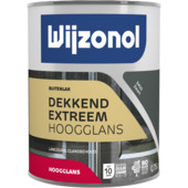 Wijzonol Dekkend Extreem zwart hoogglans 750 ml