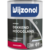 Wijzonol lak dekkend zwart hoogglans 750 ml