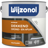 Wijzonol lak dekkend roomwit halfglans 2,5 liter