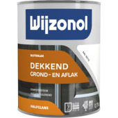 Wijzonol lak dekkend RAL 9010 gebroken wit halfglans 750 ml