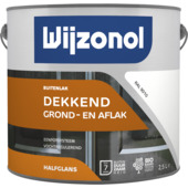 Wijzonol lak dekkend RAL 9010 gebroken wit halfglans 2,5 liter