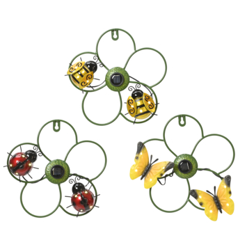 Solar LED bloemen met insecten, diverse kleuren per stuk kopen? | Buitenlampen | GAMMA