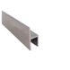 Stoelprofiel aluminium mat zilver 33,5x20x15x2000x1.5mm