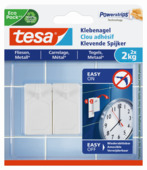 Tesa klevende spijkers tegels en metaal 2 kg 2 stuks