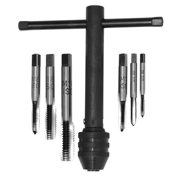 6 Stks Metrische Draad Draad Tap Boren Set, M3-M10 Titanium Coated HSS Boor En Tap Bits 1 4hex Shank Voor Boren En Snijden