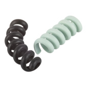 Kabelbinder spiraal 2 kleuren 90mm - 2 stuks