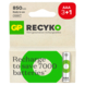 GP Batterij Oplaadbaar AAA NiMH 850 mAh ReCyko 1,2V 4 stuks (3+1)