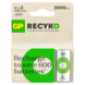 GP Batterij Oplaadbaar C NiMH 3000mAh ReCyko 1,2V 2 Stuks