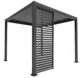 Zijwand louvre voor pergola Classic & Deluxe Antraciet 360 series