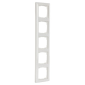 Gira ST55 afdekraam 5 voudig wit