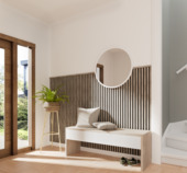 Decowall Acoustic eindprofiel grijs 260cm