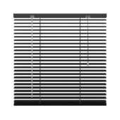 GAMMA aluminum jaloezie 25 mm zwart (kleurnr. 203) 60x250 cm (bxh)