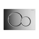 Geberit Bedieningspaneel Sigma 01 Chroom voor inbouwreservoir Systemfix