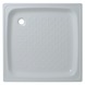 Plieger douchebak plaatstaal dunwandig vierkant wit 80x80x80 cm