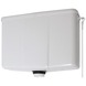 Plieger Lech hooghangend opbouwreservoir wit 6-9 liter