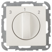 Schneider Merten System-M Ventilatorschakelaar Polarwit