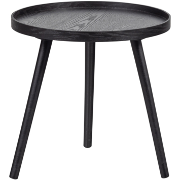 Bijzettafel 4431 - 80 x 60 cm. - Zwart - Wit - GK