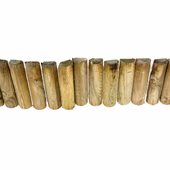 Borderrol grenen hout met uitspoeldoek 180 x 20 cm
