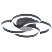 Brilliant plafondlamp Fico 22W 2300 lm zwart