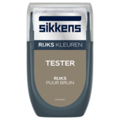 Sikkens muurverf kleurtester Rijks puur bruin mat 30 ml