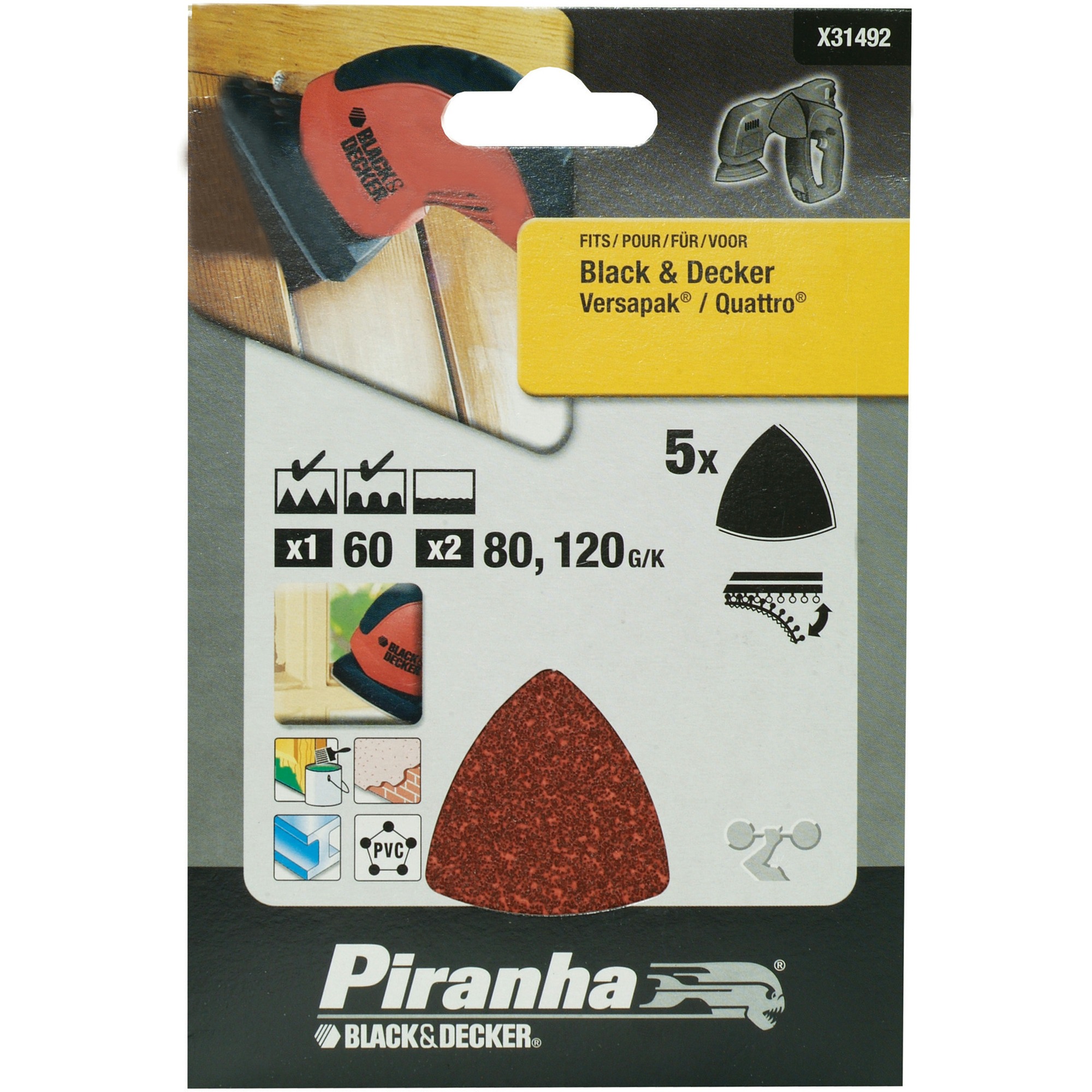 Piranha Schuurstrook Multi X31467 170X100 Mm piranha kopen in de aanbieding