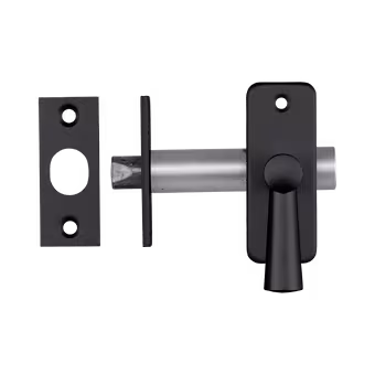 AXA inboorgrendel doornmaat 50mm zwart incl sluitplaat