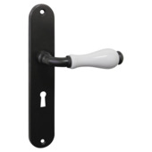 GAMMA deurkrukset Myra langschild zwart sleutel 56 mm