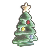 Christmas Goods kerstdecoratie kerstboom LED verlichting 38x57cm