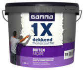 GAMMA 1x Dekkend buiten muurverf mat 10 liter