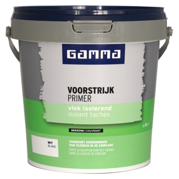 GAMMA GAMMA Voorstrijk Vlekisolerend Wit 1 Liter Kopen Voorstrijk