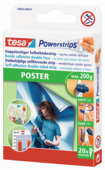 Tesa Powerstrip posterstrip wit (20 stuks)