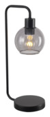 GAMMA Tafellamp Esfera zwart rookglas