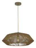 GAMMA Hanglamp Sam bruin Ø55cm