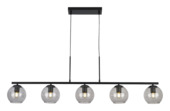 GAMMA Hanglamp Esfera 5-lichts zwart 130cm x Ø16cm