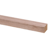 Schaaflat hardhout 21x27mm 270cm