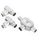 Q-Link coax splitter tv 2 male/female haaks