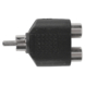 Q-Link tulp splitter 1RCA male/2RCA female